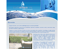 Tablet Screenshot of cuidoelagua.org